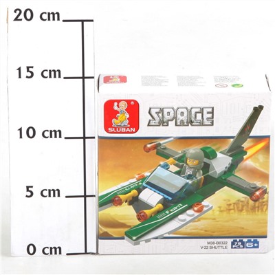 Констр. пласт. разобр. Космический шаттл 79 дет., Box 14*14*5 см, арт.M38-B0322R