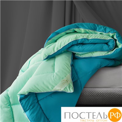 Одеяло 'Sleep iX' MultiColor 250 гр/м, 140х205 см, (цвет: Бирюза+Светло-мятный) Код: 4605674291424