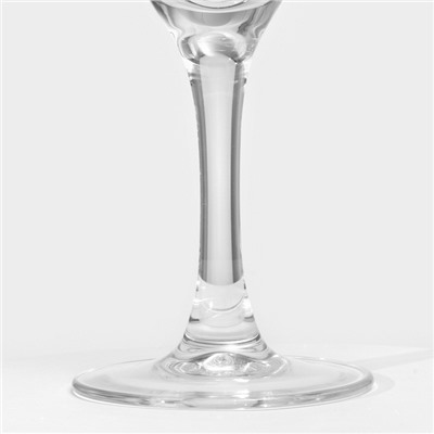 Набор стеклянных бокалов для шампанского «Французский ресторанчик», 170 мл, h=18,5 см, 6 шт