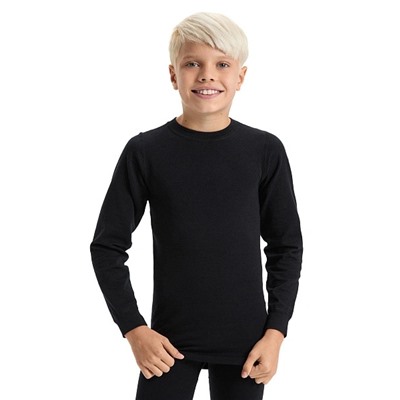 Термофутболка для мальчиков - подростков серии ACTIVE KIDS, цвет черный