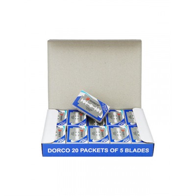 Dorco ST300-5P Platinum (двухсторонние лезвия) (1лист- 20 пачек/5 лезвий)