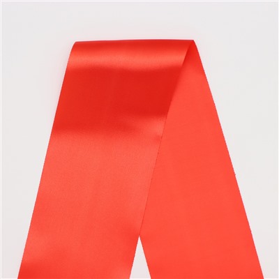 Лента "Выпускник", атлас красный с годом фольга (упаковка 5 штук)