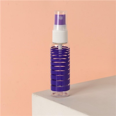 Флакон для парфюма «Полоски», с распылителем, 40 мл, цвет МИКС