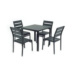 Комплект для отдыха: стол, 4 стула,  DS-03-01-02