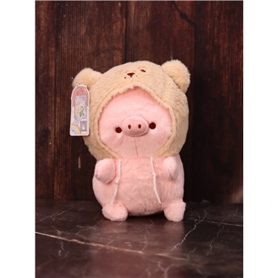 Мягкая игрушка "Animal hat pig", mix, 23 см
