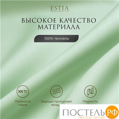 Estia ОРНЕЛЛА ментол КПБ 145х205-2/240х260-1/50х70-2/70х70-2, 7 пр., тенсель