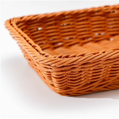 Корзинка для фруктов и хлеба Доляна «Капучино», 30×19,5×6 см