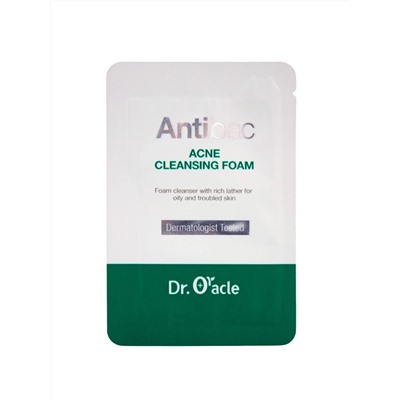 DR.ORACLE - ПЕНКА ДЛЯ УМЫВАНИЯ АНТИБАКТЕРИАЛЬНАЯ ANTIBAC ACNE CLEANSING FOAM, 3 ML