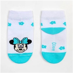 Носки "Minnie Mouse", Минни Маус, белый, 6-8 см
