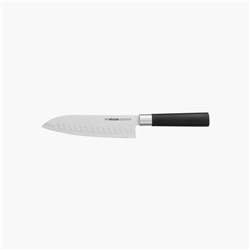 Нож Сантоку с углублениями Keiko 17,5 см