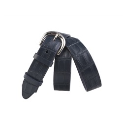 Кожаный синий женский джинсовый ремень B30-85