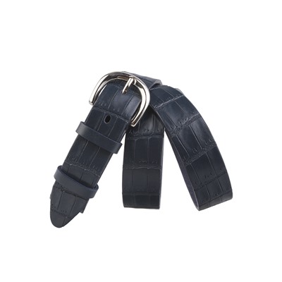 Кожаный синий женский джинсовый ремень B30-85