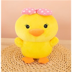 Мягкая игрушка "Duckling bow", yellow, 20 см