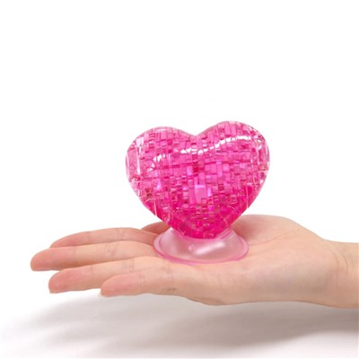 Yuxin 3D-Пазл "Сердце" Розовое Crystal Puzzle