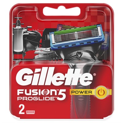 Gillette FUSION Power ProGlide (2шт)  orig