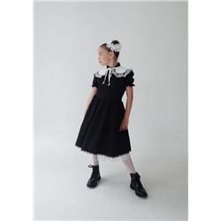 Л23-24 платье для девочки  ВЕНДИ черный