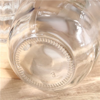Бутыль стеклянная «Атами», GJA, 3.4 л, с бугельным замком и керамической крышкой