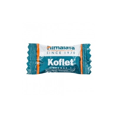 HIMALAYA Koflet Lozenges Кофлет леденцы для устранения симптомов кашля и боли в горле 1шт