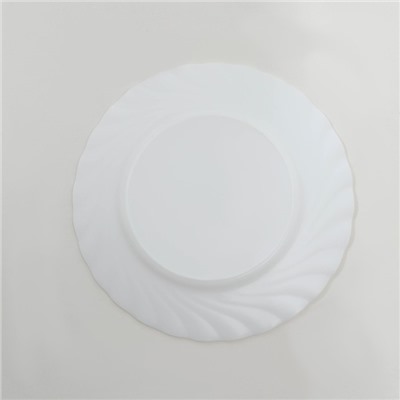 Набор десертных тарелок Luminarc TRIANON, d=20 см, стеклокерамика, 6 шт, цвет белый