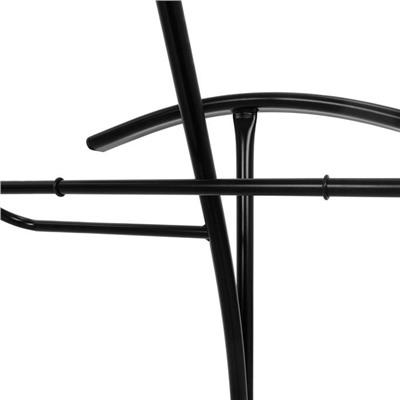 Вешалка костюмная «Слуга», 47×36×106 см, цвет чёрный