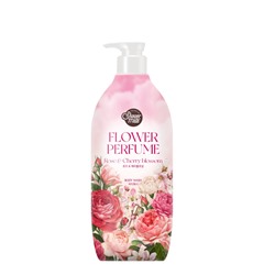 SHOWER MATE Гель для душа РОЗА Flower Perfume Body Wash Rose, 900 мл