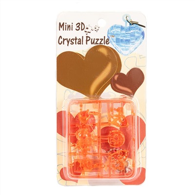 Yuxin 3D-Пазл "Мини-Сердце" брелок Crystal Puzzle