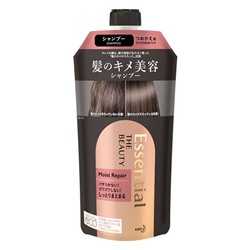 Шампунь "Essential The Beauty" для повреждённых волос разглаживающий кутикулу "Увлажнение и восстановление" 340 мл (мягкая упаковка с крышкой)