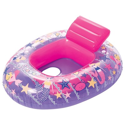 Круг для плавания с сиденьем «Лодочка», 76 х 65 см, от 6-18 месяцев, цвет МИКС, 34126 Bestway