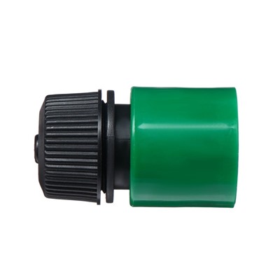 Коннектор с аквастопом, 1/2" (12 мм), быстросъёмное соединение, рр-пластик