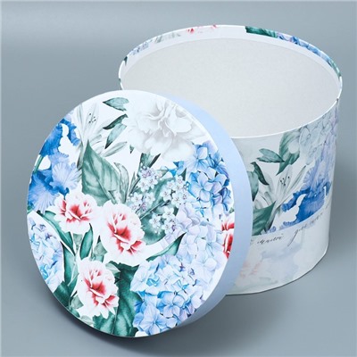 Набор шляпных коробок 5 в 1 «Цветочный сад», 13 × 14 ‒ 19.5 × 22 см