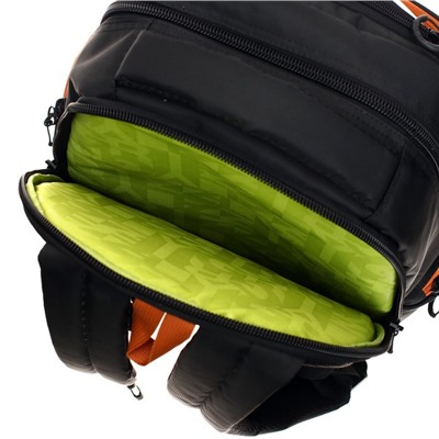 Рюкзак молодёжный Grizzly, 42 х 32 х 22 см, эргономичная спинка, салатовый, кирпичный