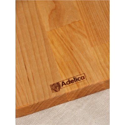Подарочный набор деревянной посуды Adelica, доска сервировочная, менажница 5 секций, масло для пропитки в подарок 100 мл, берёза