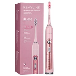 Электрическая звуковая зубная щетка  Revyline RL 010, розовая