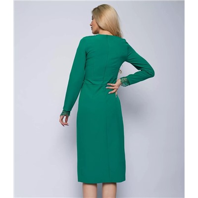 Платье #БШ1295, зеленый