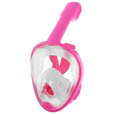 Маска для снорклинга детская ONLYTOP, р. XS, цвет розовый