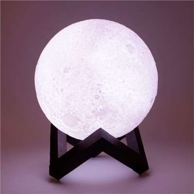 SFERO Лампа-ночник "Луна большая " (7 цветов) с пультом управления