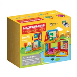 Магнитный конструктор MAGFORMERS 705019 Cube House Frog 20 дет.