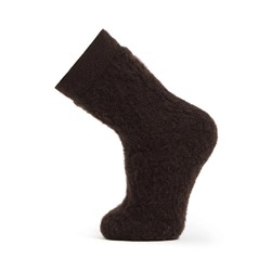 Носки детские из шерсти мериноса серии "-60°C" с начесом, цвет коричневый