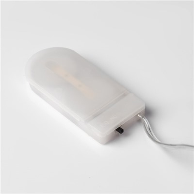 Светодиодная фигура «Снежная ёлка», 11 × 39 × 7.5 см, пластик, батарейки CR2032х2, свечение мульти