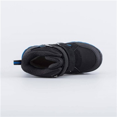 454852-43 черный ботинки дошкольные Комбинирован.