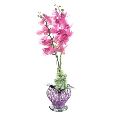 Ночник "Орхидея" 18хLED 4000К розовый 20х20х60см