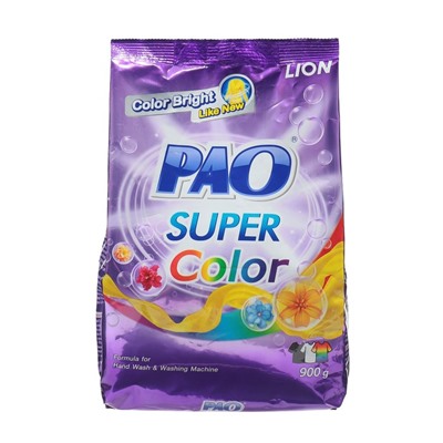 Стиральный порошок Lion Pao"UV Color", для цветного белья,900гр