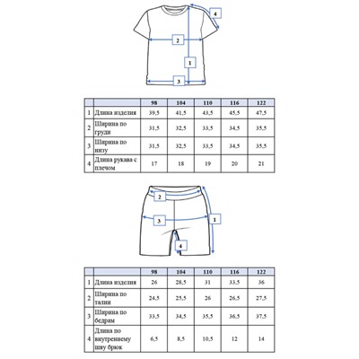 Комплект для мальчика: футболка, шорты