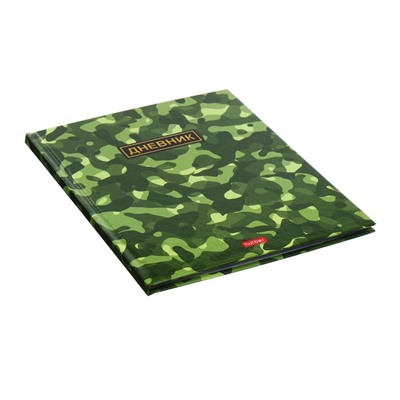 Дневник универсальный для 1-11 классов "Камуфляж", твёрдая обложка, глянцевая ламинация, 40 листов