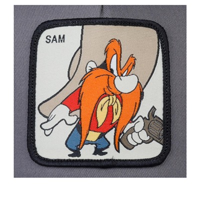 Бейсболка с сеточкой CAPSLAB арт. CL/LOO/1/SAM2 Looney Tunes Yosemite Sam (серый)