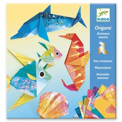 Набор для оригами Djeco «Оригами» с металлическим эффектом