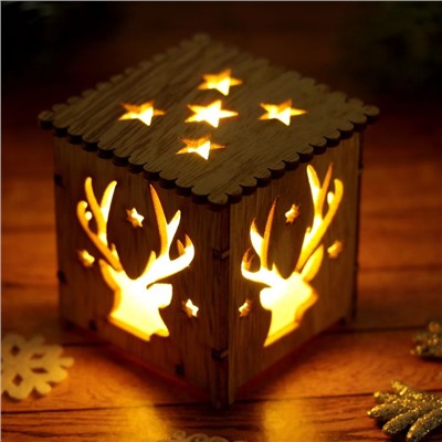 Декор с подсветкой «Праздничный олень»