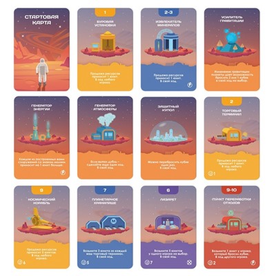 Настольная экономическая игра «Марс новая жизнь», 139 карт, 60 купюр, 7+