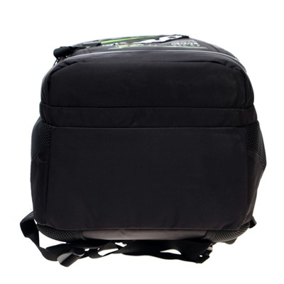 Рюкзак школьный Hatber Sreet Bro, 42 х 30 х 20 см, эргономичная спинка, чёрный