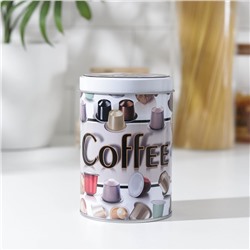 Банка для сыпучих продуктов Coffee, 13×9×9 см